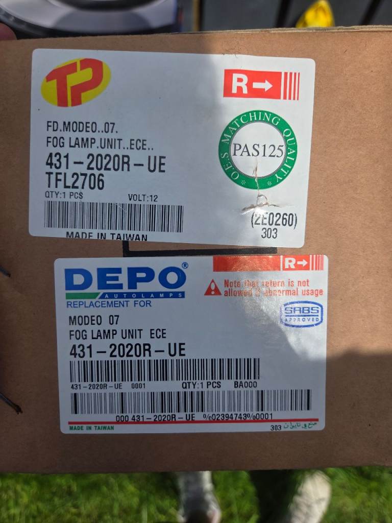Mk4 Mondeo O/S fog lamp