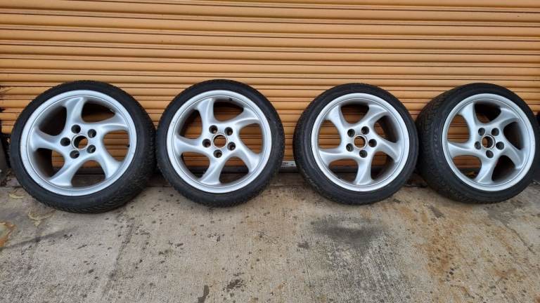 Porsche 911 996 Turbo 964 968 993 Cup 3 Alloy Wheels 18"