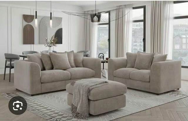 25% Off ✨Cash On Delivery 🏡 Elegant Dylan 3+2 Seater Luxury Sofa Set 🌟 Modern Design -  **