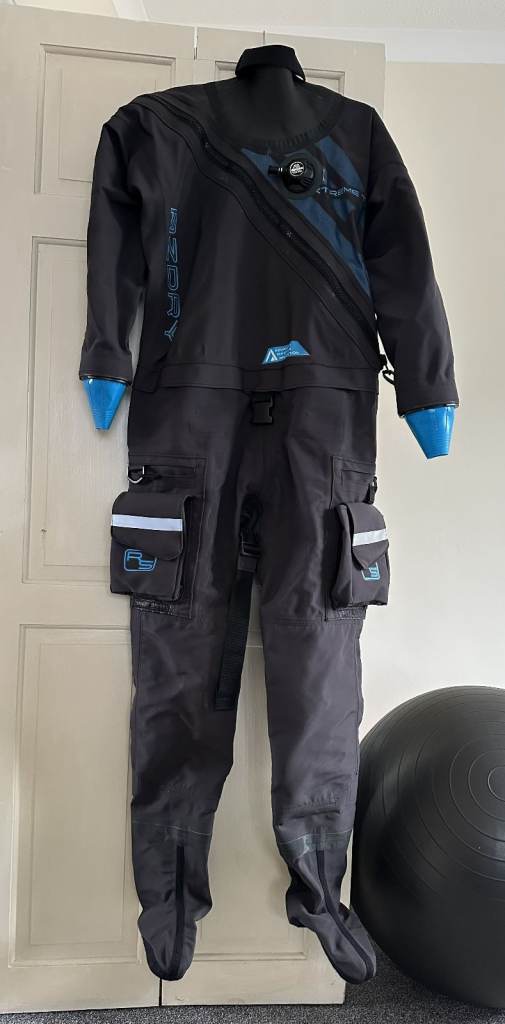 AZDRY Dry Suit Diving Bundle - Extra Seals, Thermals, Boots