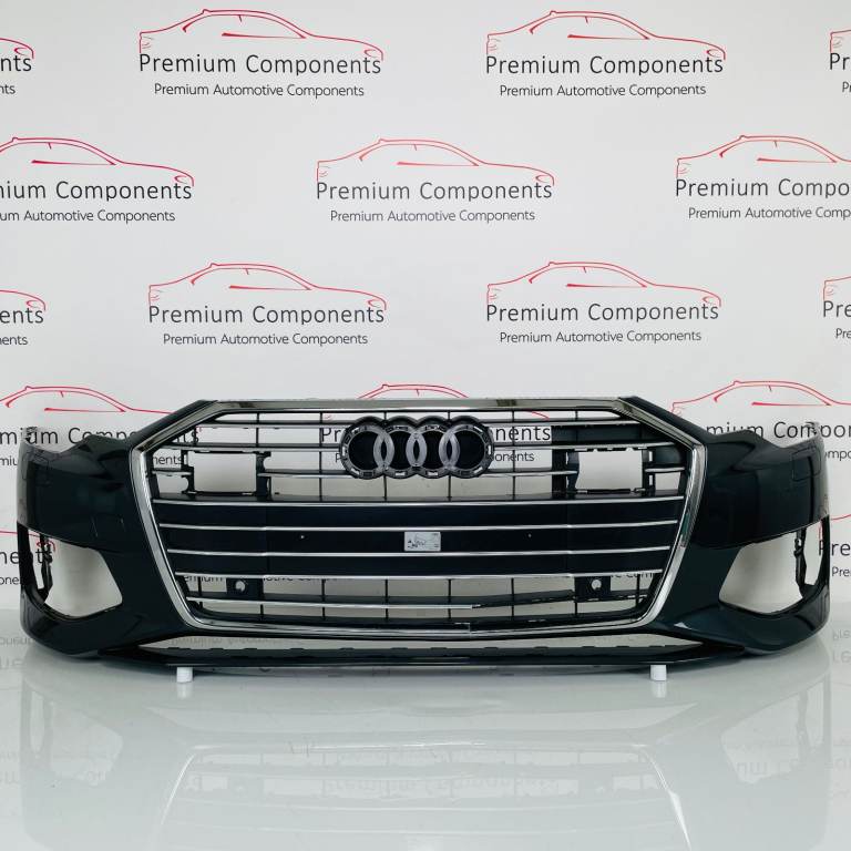 Audi A6 Front Bumper Genuine Grey C8 Se Sport Avant Saloon 2018 - 2024 [ao12]