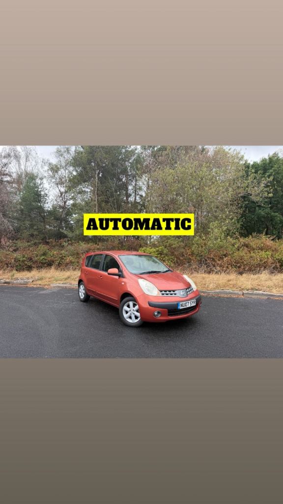 Nissan Note SE AUTOMATIC 1.5 Petrol FREE ULEZ 9 Month Mot FULL SERVICE HISTORY