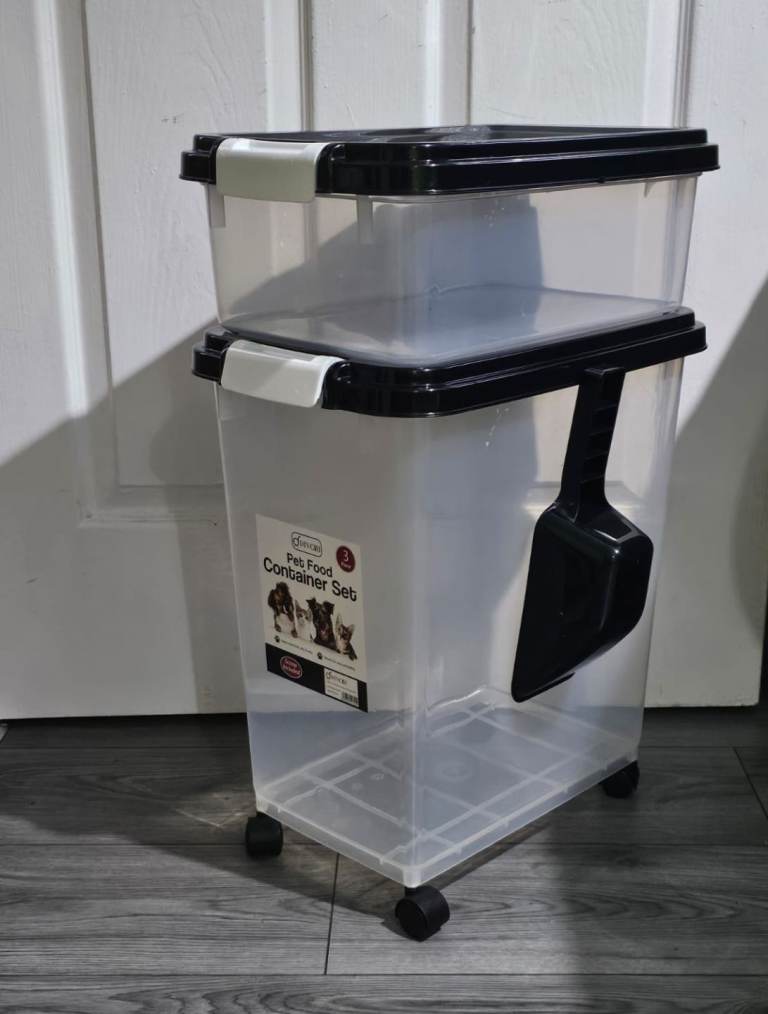 Pet storage container set ( 3 piece )