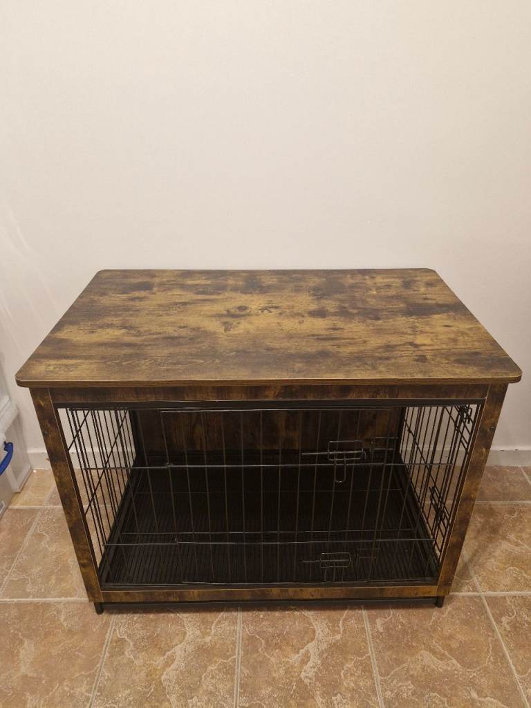 Dog crate furniture