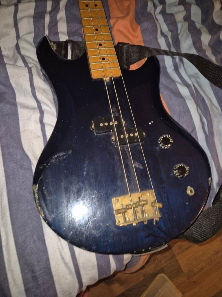 Vantage Avenger Bass Transparent Blue 1980s