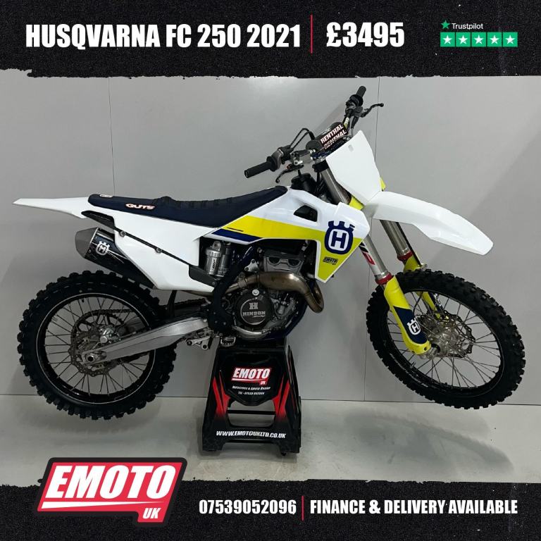 HUSQVARNA FC 250 2021 Motocross Bike 250cc @EmotoUK - Finance Available