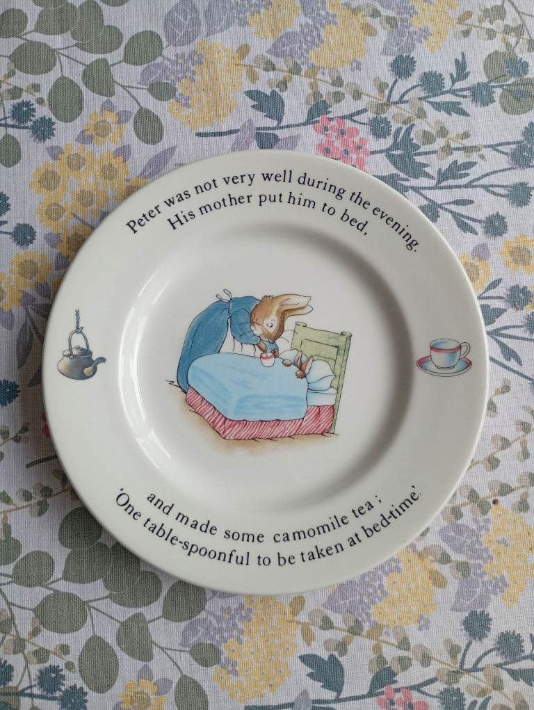 Beatrix Potter Peter Rabbit plate 