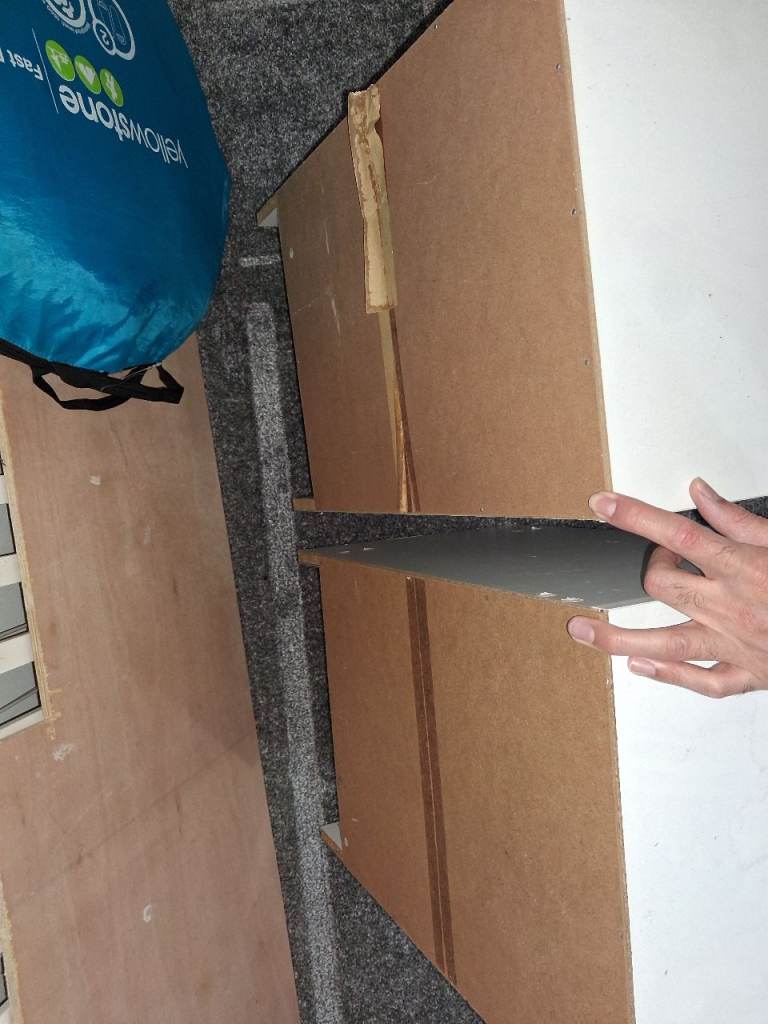 Pair of White Chest of Drawers – Fair Condition, £20.00 for Sale