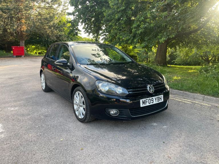 2009 VOLKSWAGEN GOLF 2.0 GT TDI 5 DOOR HATCHBACK BLACK 6 SPEED MANUAL DIESEL VW MK6 MARK 6 GTD