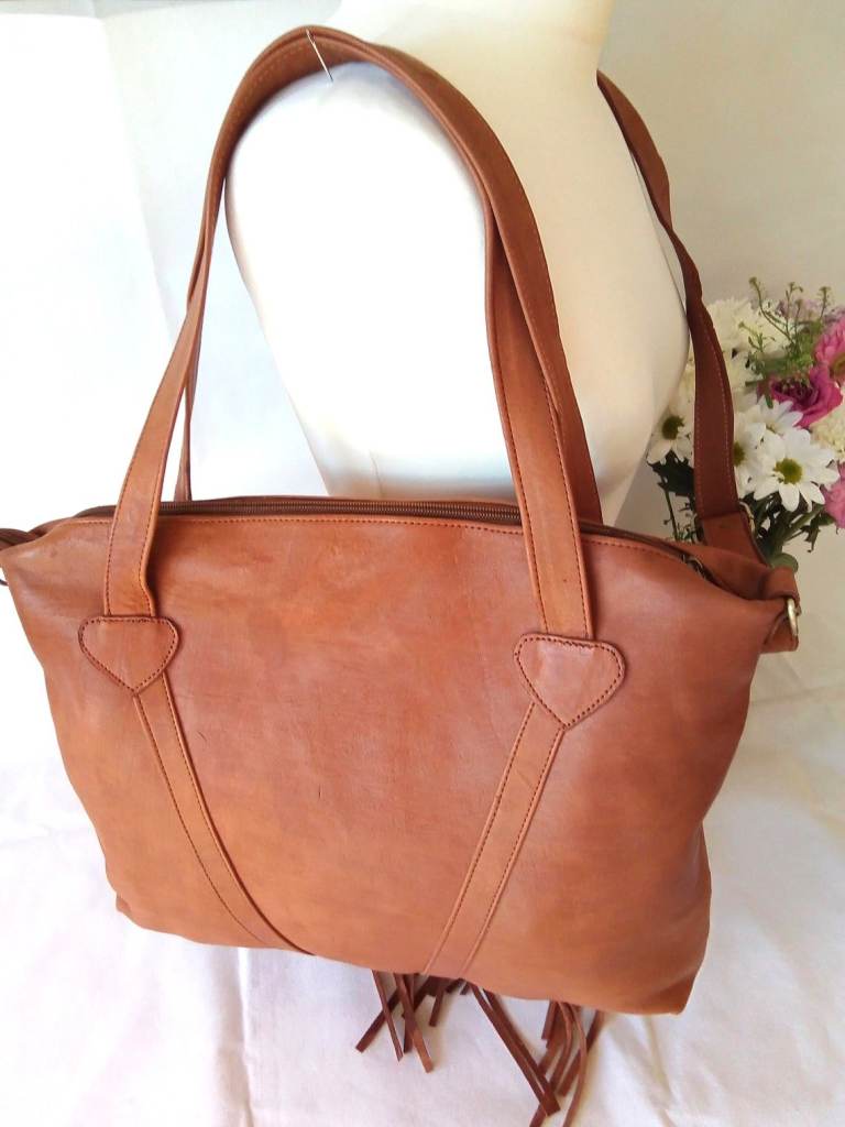 100% Genuine Leather Handbag Moroccan Leather Bag Handmade Women's Bag ( Christmas Sale )