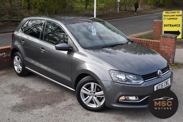 2016 Volkswagen Polo 1.2 TSI BlueMotion Tech Match Hatchback 5dr Petrol Manual Euro 6 (s/s) (90  ...