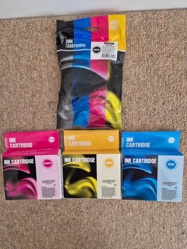 Brother DCP-J515W Ink Cartridges. Black, Magenta, Yellow and Cyan. With FREE Printer.