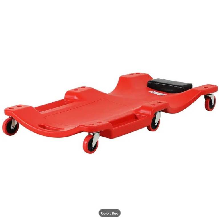 DURHAND Mechanic Vehicle Creeper Under Car Repair Padded Headrest Rolling Moulded Workshop New/Boxed