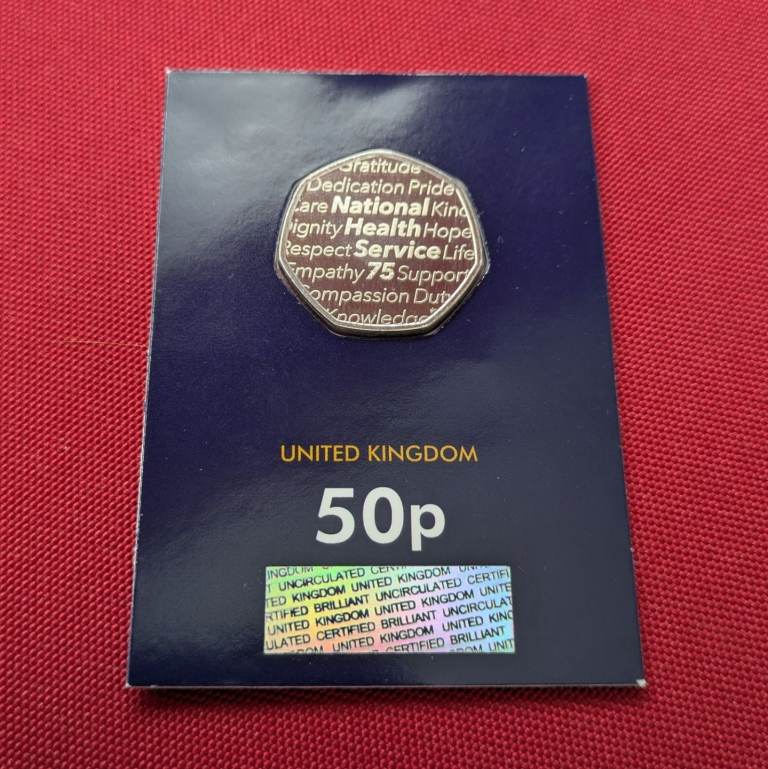 ♥NEW♥ 50p 2023 - NHS National Health Service coin
