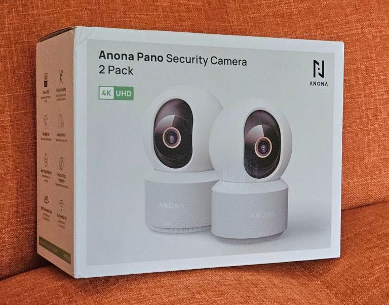 Anona Pano Security Camera 2 Pack 4K UHD – Brand New