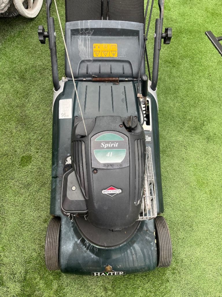 Hayter spirit 41 rear roller mower 