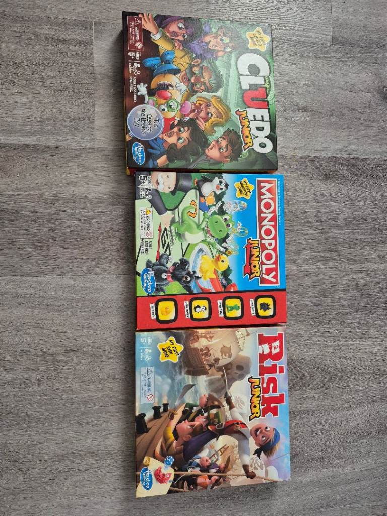 Junior board games.