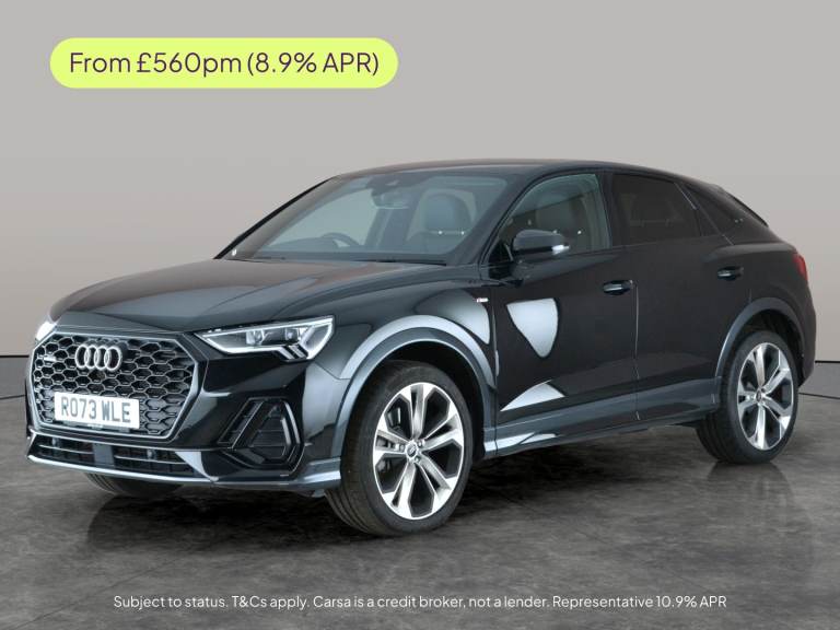 2023 Audi Q3 2.0 TFSI 40 Black Edition Sportback 5dr Petrol S Tronic quattro Euro 6 (s/s Suv Petr...