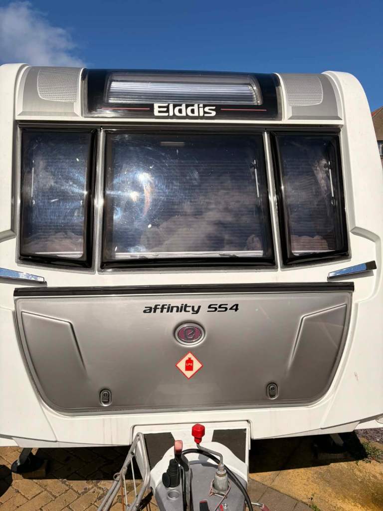 Elddis Affinity 554 single axle 4 berth fixed bed. 2016.