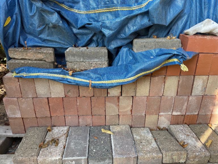 Stack of Red Building Bricks – Good Condition