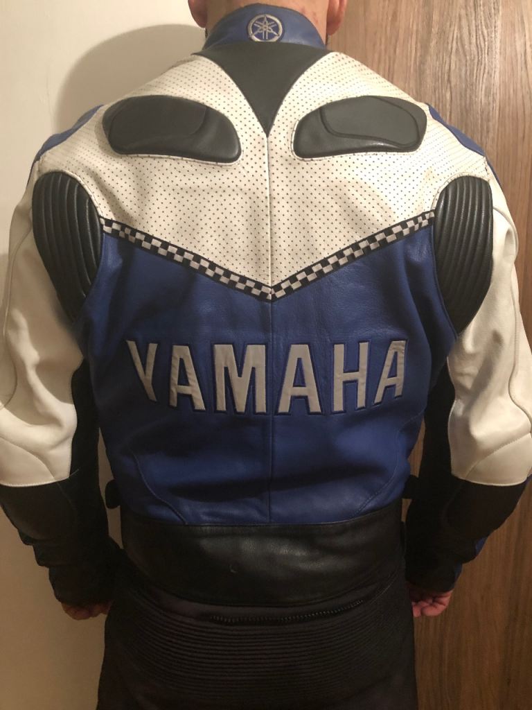 Real Leather Yamaha Biker Jacket