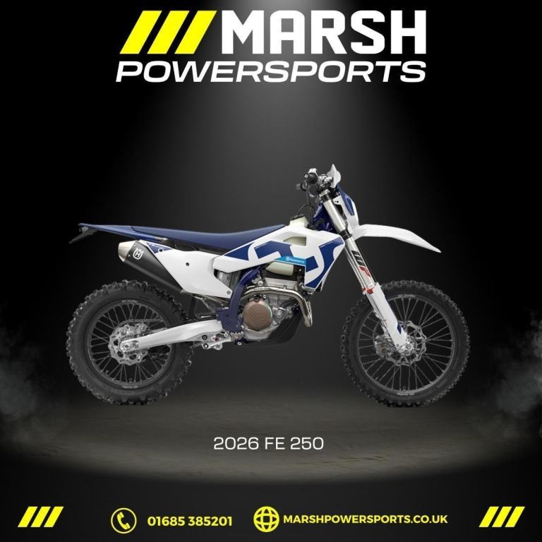 FE 250 2026 Model - Husqvarna Main Dealer - Reserve NOW!