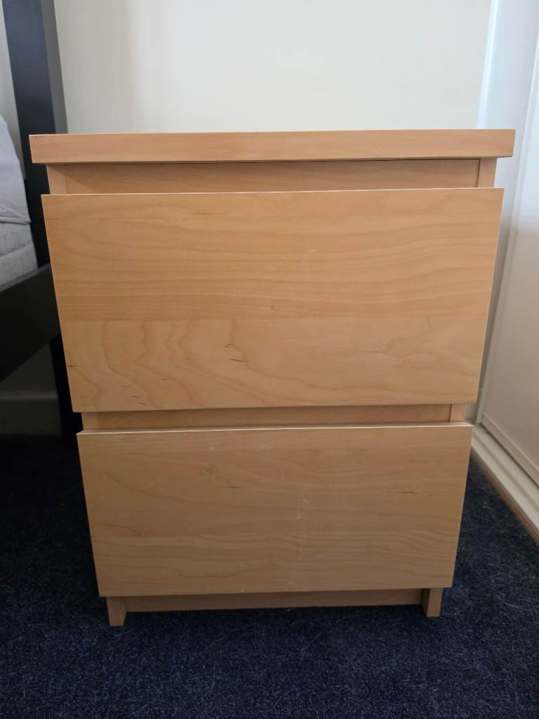 Ikea Malm Oak 2 drawers  
