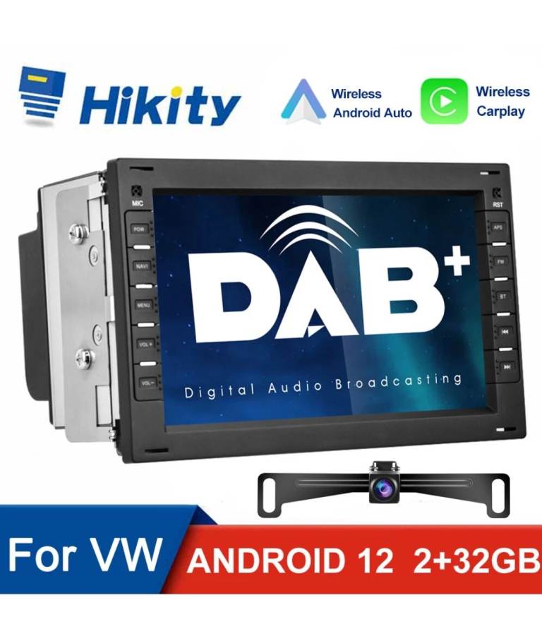 For VW Transporter T5 T4 Android Car Stereo Radio DAB+ Sat Nav CarPlay Head Unit