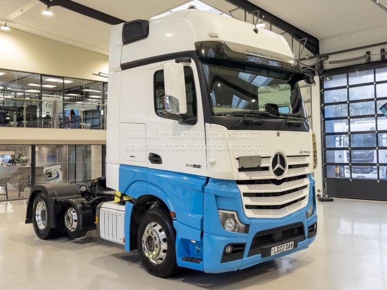2022 (22) MERCEDES-BENZ ACTROS 2458 GIGA SPACE 6X2 SMALL MIDLIFT