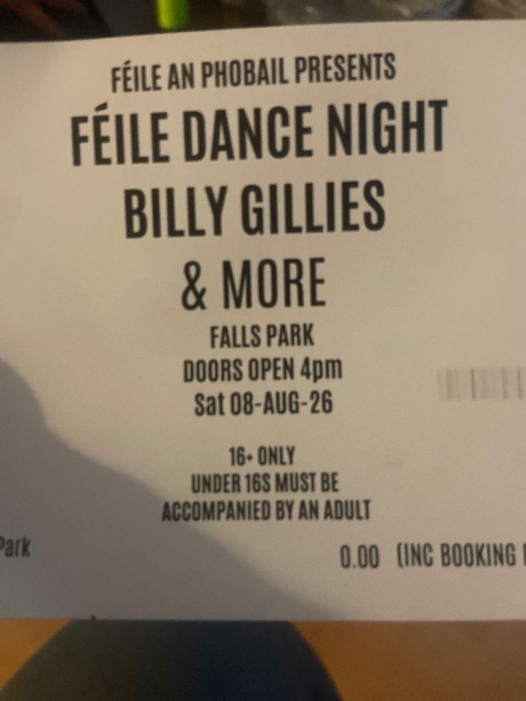 Billy gillies falls park £30