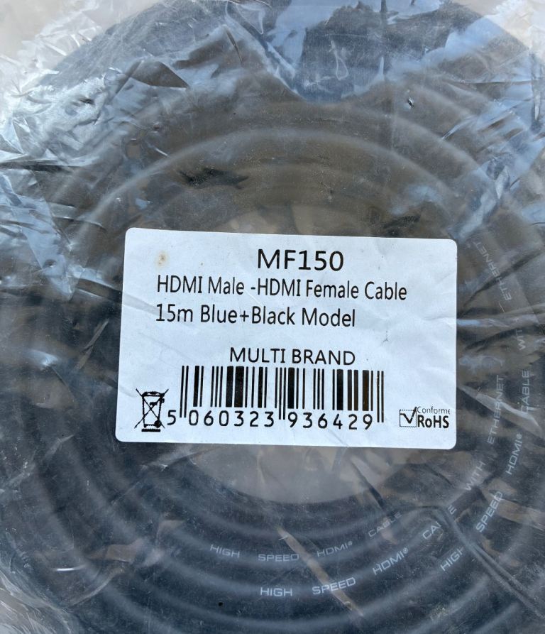 HDMI CABLE Male to female 