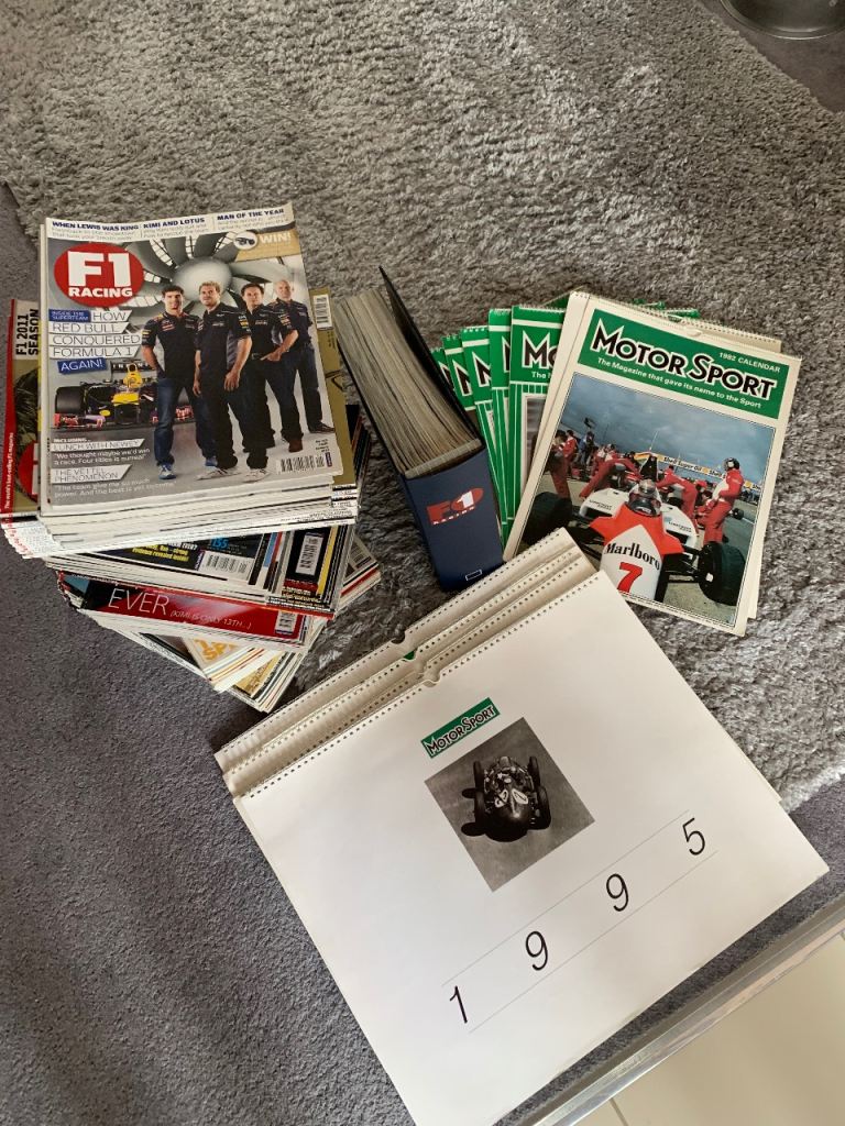 Collection of F1 Racing and Motor Sport Magazines – Good Condition