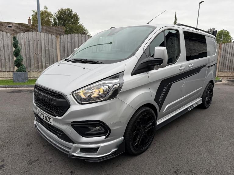 2022/72 FORD TRANSIT CUSTOM RS EDITION 170 SWB CREW VAN DOUBLE CAB "no vat"