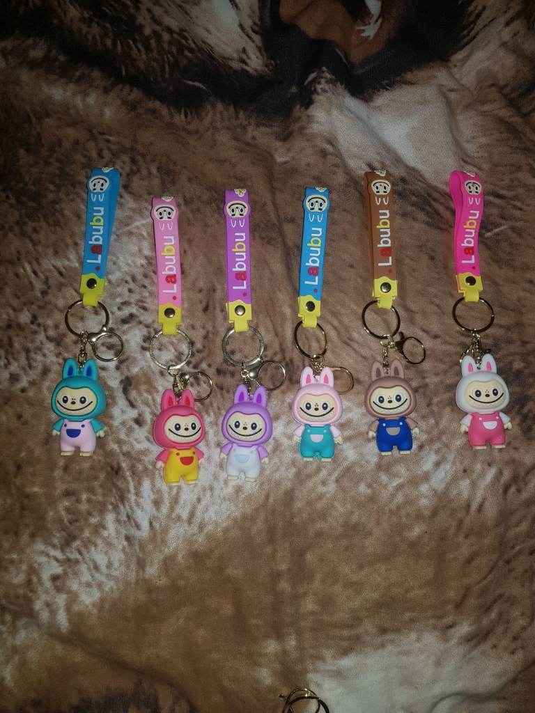 Labubu key rings
