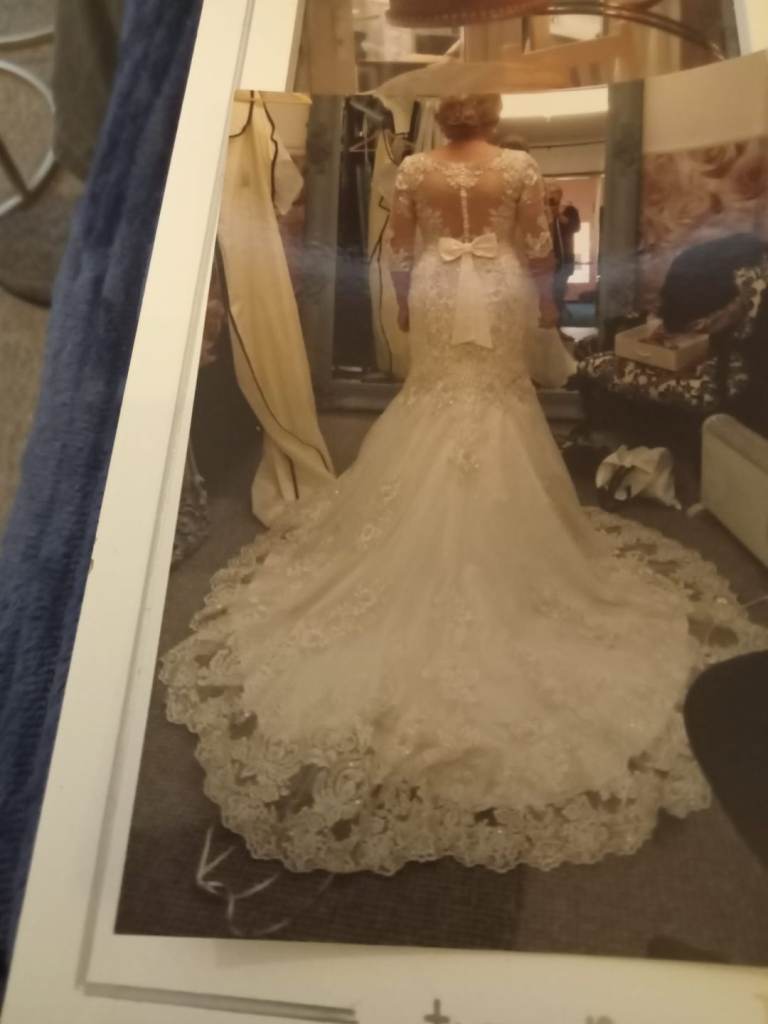 Ronald Joyce designer wedding dress