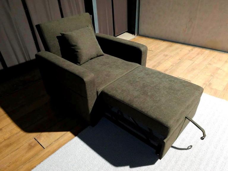 Chair bed brown