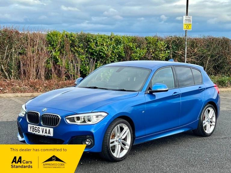 BMW 1 SERIES 116d M SPORT ?20 TAX SAT NAV ESTORIL BLUE MOT SERVICE WARRANTY