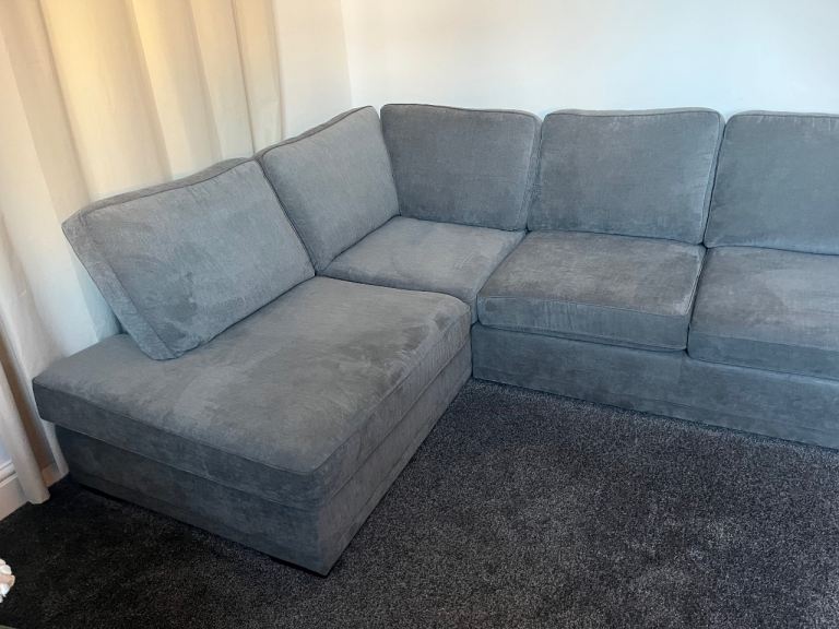 Grey Corner Sofa Brand New