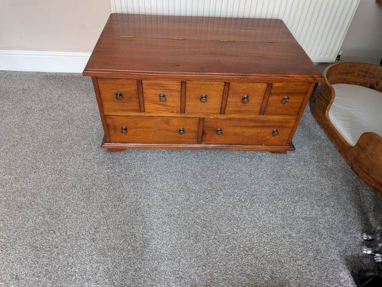Solid wood coffee table
