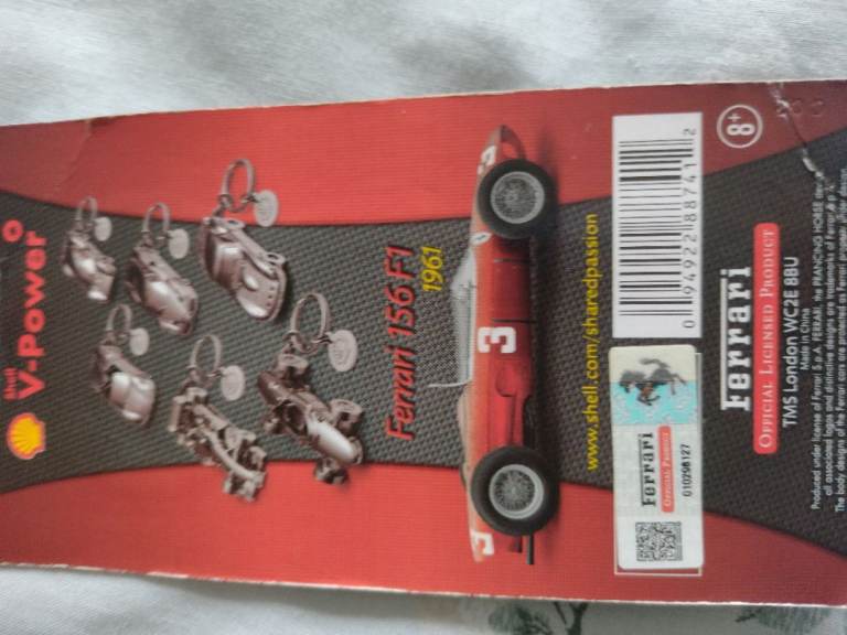 Ferrari key rings by Shell