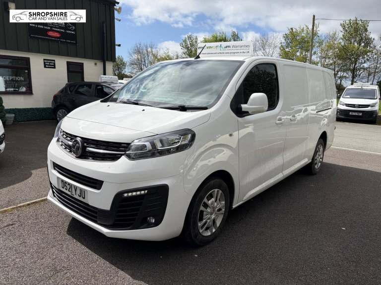 2021 Vauxhall Vivaro 2900 1.5d 100PS Sportive H1 Van PANEL VAN DIESEL Manual