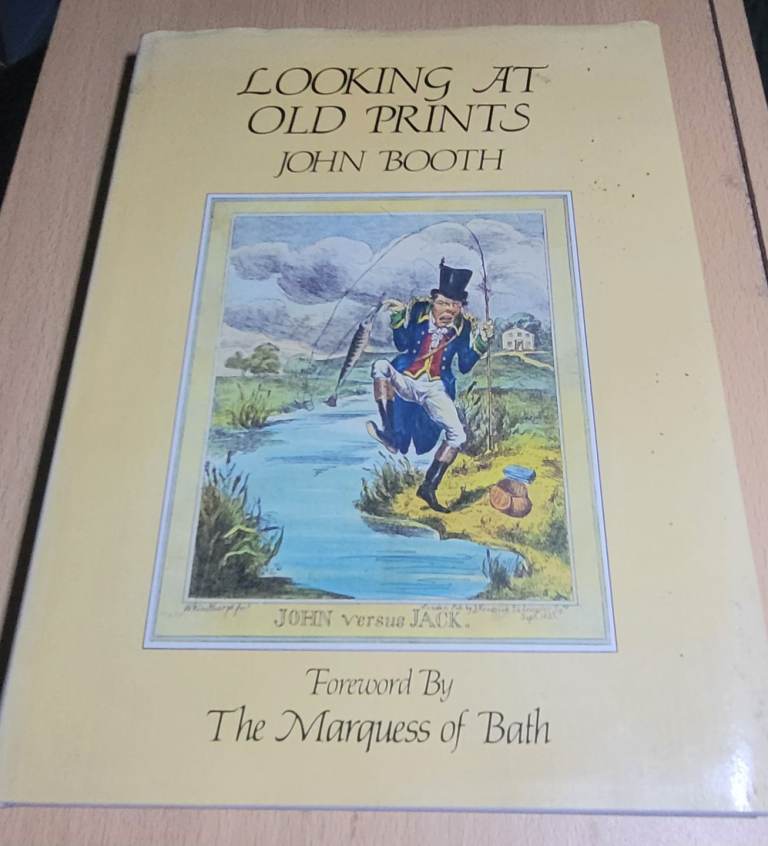 "Looking at Old Prints" by John Booth SIGNED HC w/ DJ 1983, 1st Edition aa