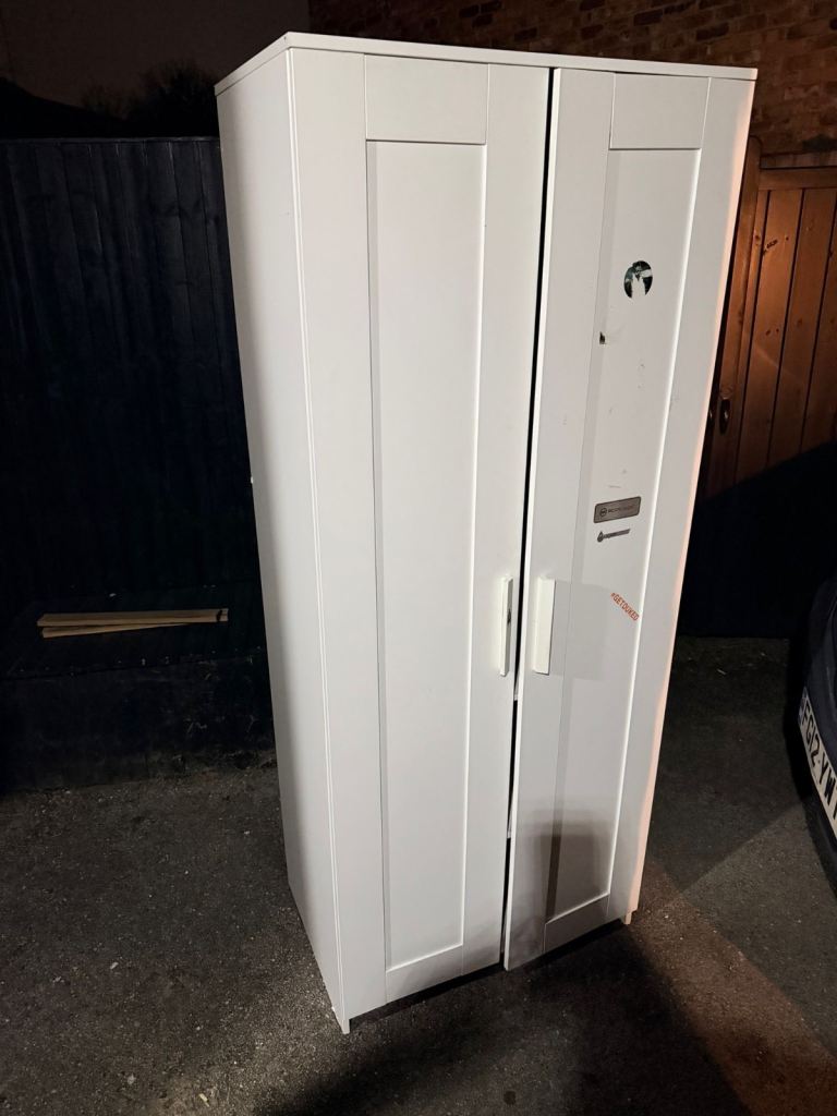 this is an IKEA BRIMNES wardrobe 2 door 