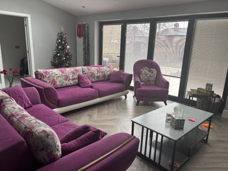 2 Sofas & 1 Armchair