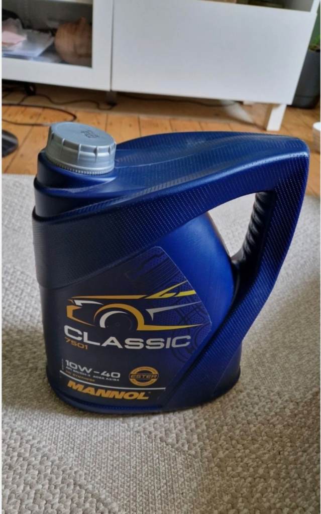 MANNOL Classic 7501 10W-40 Engine Oil 5L Semi Synthetic API SN/CH-4 ACEA A3/B4