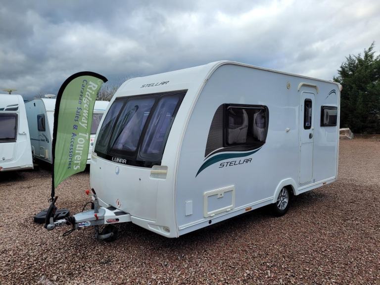 Lunar Stellar 2014 Single Axle 2 Berth - Compact & Lightweight, End Kitchen