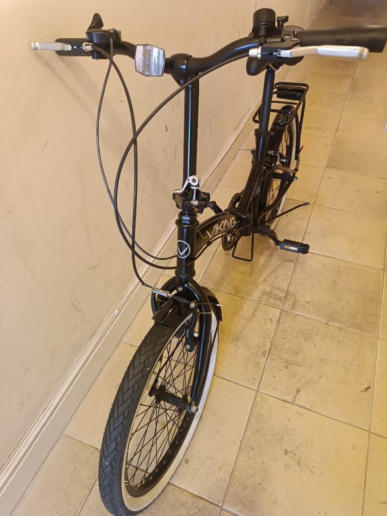 Viking Metropolis Folding Bike - Black, Good Condition