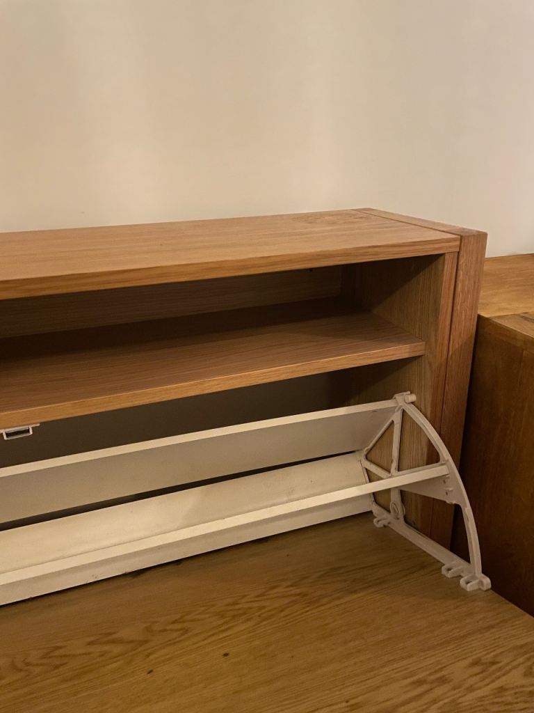 John Lewis Oak Shoe Storage Cabinet 