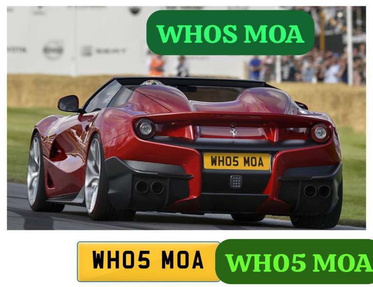 Whos moa number plate
