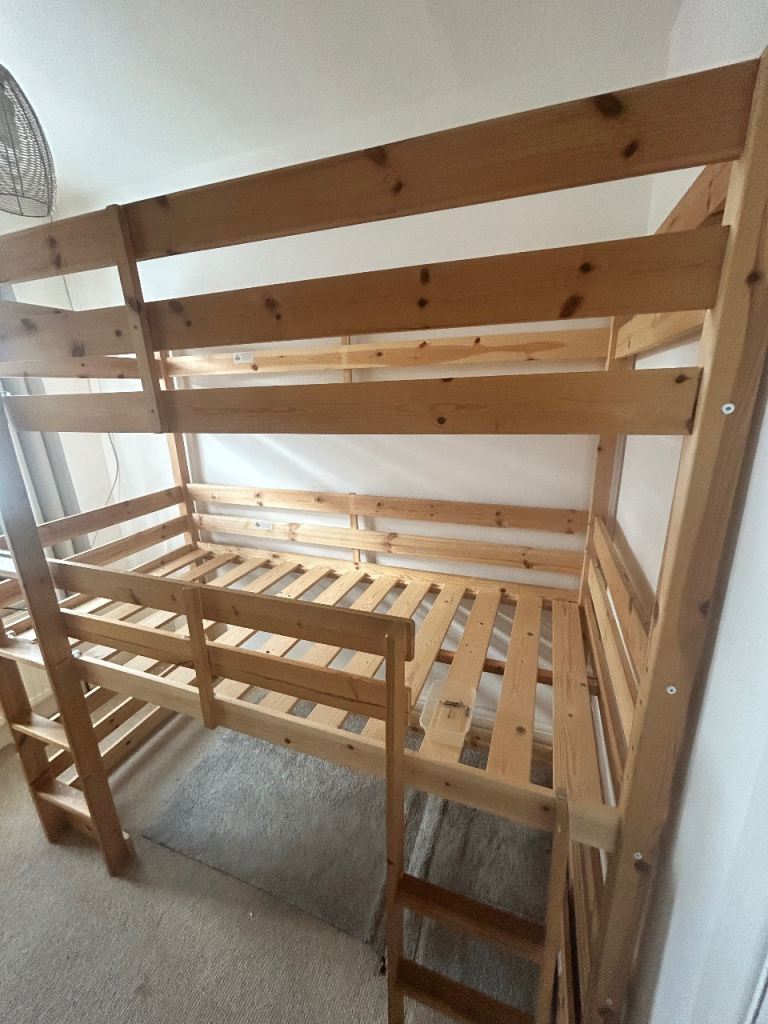 Fusion Heavy Duty Storage Pine Bunk Bed